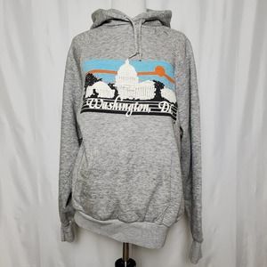 Vintage 1988 Washington DC Hooded Sweatshirt - Medium